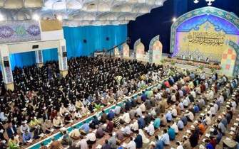 برگزاری مراسم جمع خوانی قرآن در حسینیه ثارالله کرمان