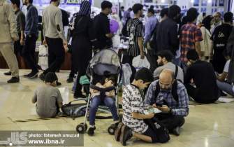 استقبال خانواده ها از نمایشگاه کتاب تهران
