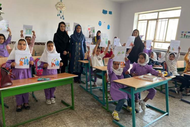دومین ویژه برنامه «کاروان جهادی رضوی» در مدارس ابتدایی روستایی میاندوآب