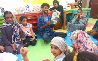 برنامه «قصه‌های خوشبخت» برای کودکان  شهر تخت برگزار شد
