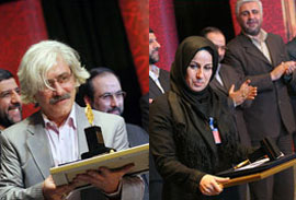 "قيصر امين‌پور" و "سيدمهدي شجاعي" چهره‌هاي ماندگار شدند