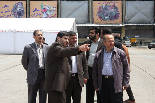 بازديد وزير ارشاد از آخرين مراحل آماده‌سازي نمايشگاه 22
