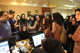 دانش‌آموزان تهرانی از «ايبنا نوجوان» ديدن كردند