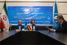 امضای تفاهمنامه همکاری اتحادیه جهانی ناشران مسلمان و نمایندگی ایران در یونسکو