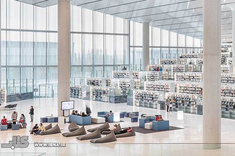 ​کتابخانه غول‌پیکر قطر، بهشتی ادبی با بیش از یک میلیون کتاب
