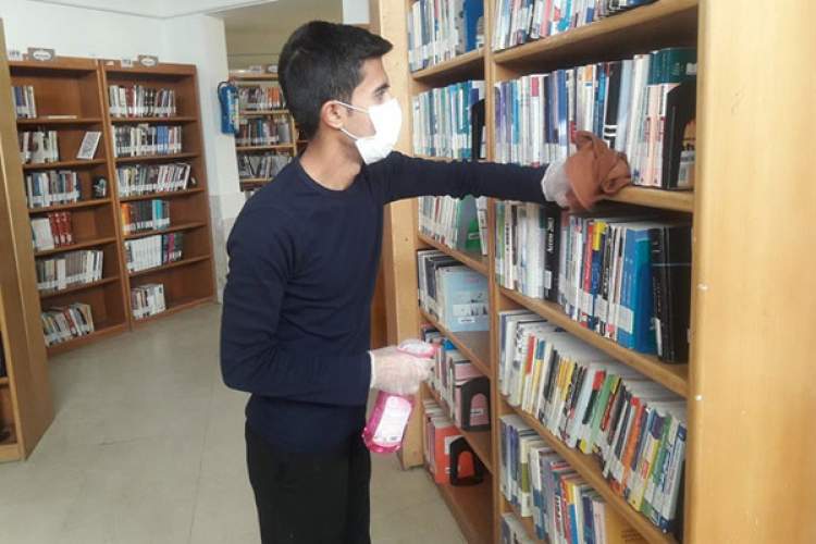 وضعیت سیاه کرونا در دامغان افتتاح یک کتابخانه روستایی را به تعویق انداخت