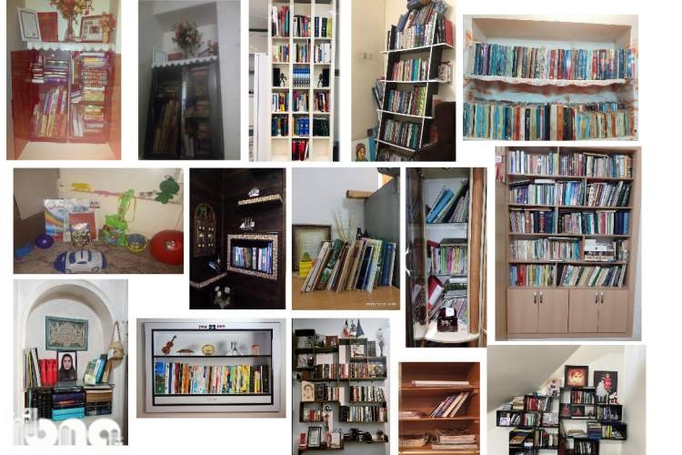 مسابقه عکس «کتابخانه و مجموعه کتاب‌های خانه ما» برگزیدگانش را شناخت