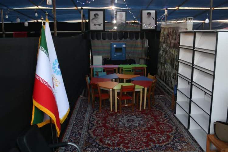 عضوگیری رایگان و برپایی نشست کتابخوان در موکب کتابخانه‌های عمومی کردستان